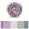6pcs Gradient Chunky Yarn for Cushions Acrylic Yarn Bundle (600g) - Extra Thick Multicolor Ombre Crochet Yarn for Pillow Covers DIY Knitting Projects