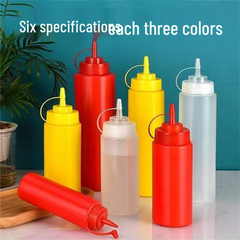 

Ai Qi Yi Xuan ZZ Household Squeeze Bottles for Sauces and Oils 10-pack 200ml