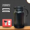 Insulated 1500ML Tea Pot with Divider, Slow Brew Kettle, Large Capacity Thermos for Home