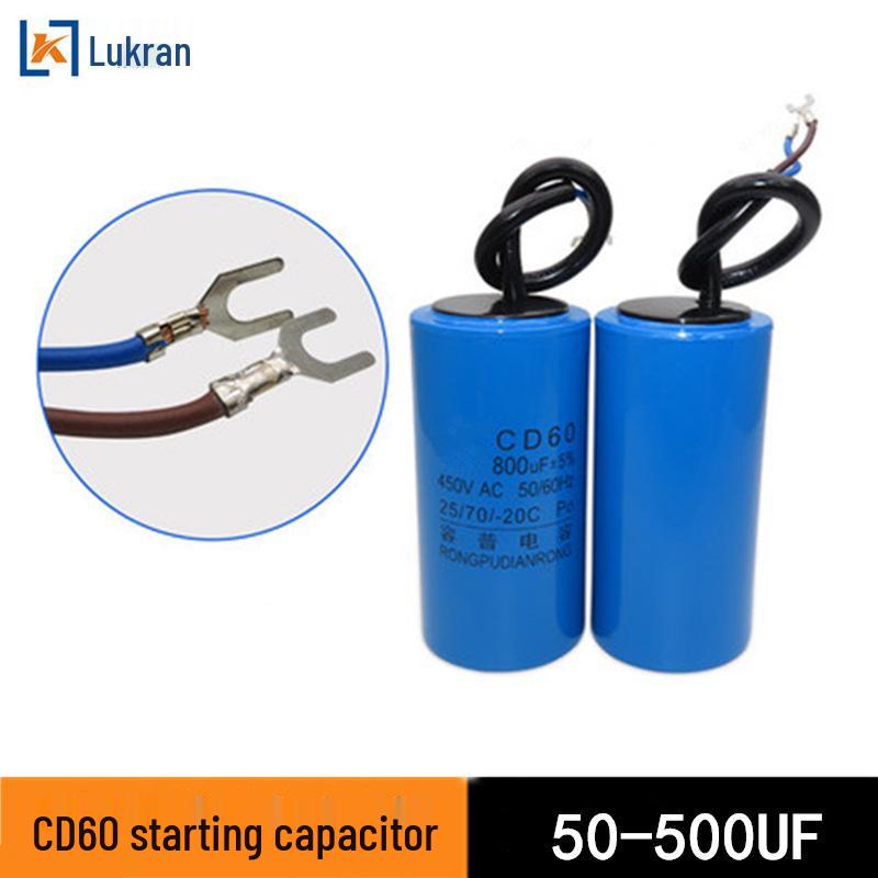 CD60 Motor Starting Capacitor: 75-500UF, 450V/250V