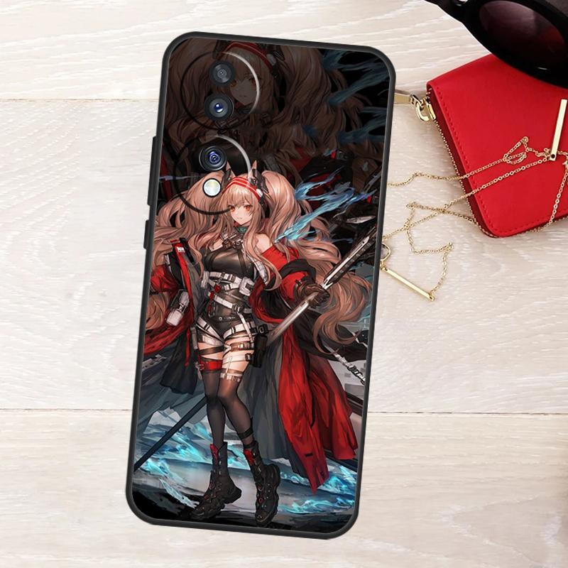 Amiya Ansel Arknights Case For Honor 400 Pro 200 50 70 90 X9a X9b X9c X9d X8a X8b X8c Magic 7 Lite 5 6 8 Pro Cover