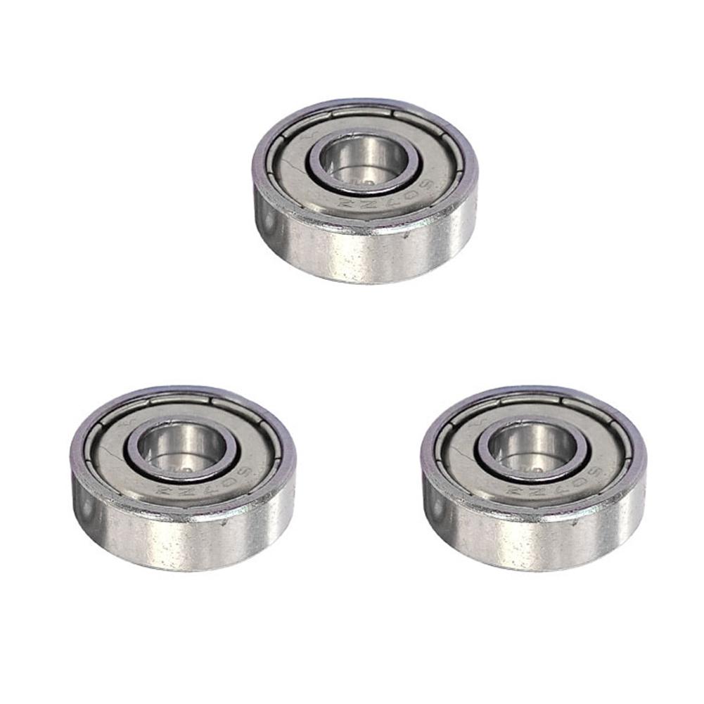 10pcs Groove Bearings Heavy Load Metal Sealed Miniature Bearing 7x19x6mm Carbon Steel Wear Resistant for Skateboard Scooter