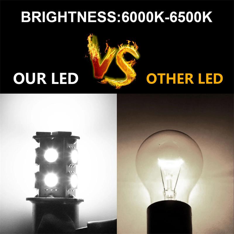 10X 1157 Bay15D P21/5W Car Brake Stop Tail Night Reverse Lamp Car Led Turn Parking Signal Lights Bulb