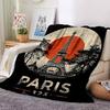 1pc Paris Eiffel Tower Soft Flannel All Season Throw for Home, Office, Outdoor UseDurable Comfort Soft Warm Throw for Home