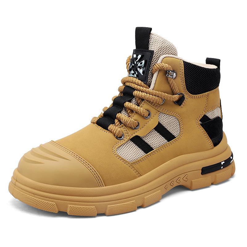 Outdoor trend comfortable anti-collision Martin boots non-slip increased function wind capable men's shoes breathable labor insurance shoes tooling