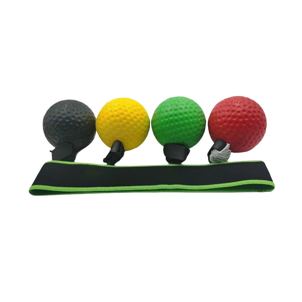 Stirnband Boxen Speedball Set Verstellbar Reaktionstraining Schlagball für Fitness Heimgebrauch Reflex Koordinations Übungsgerät