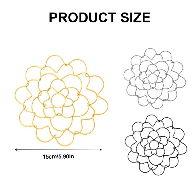 Portafiori Tappo Organizer Metallo Fiore Composizione Floreale Vaso da Fiori Inserimento Forniture Organizer per Piante Fissaggio