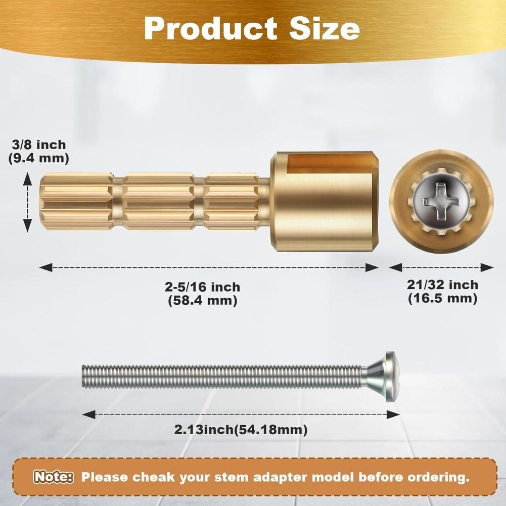 1PC Faucets Tools 970-0770 Stem Adapter Tap Replace Repair Tools Stem Adapter For Faucets: For Durable, Easy Replacement Tool
