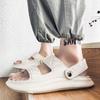 Mode Herren Strandsandalen 2024 Sommer Gladiator Herren Outdoor Schuhe Römische Herren Freizeitschuhe Flip Flops Große Größe 45 Hausschuhe Flach