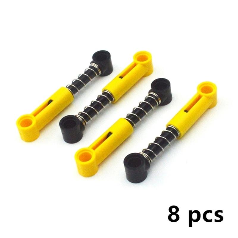 Building Blocks Technical Parts Soft Hard Spring Shock Absorber Compatible Assembles Particles 76138 76537 61903 92693 57515