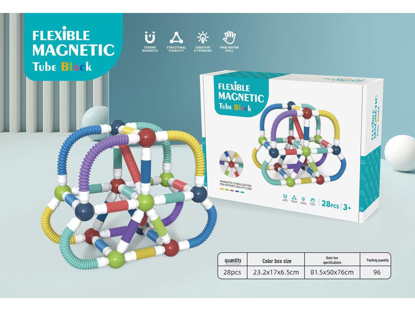 

Early Education Magnetic Building Blocks: Twist & Turn Telescopic Assembly for Children s Fun