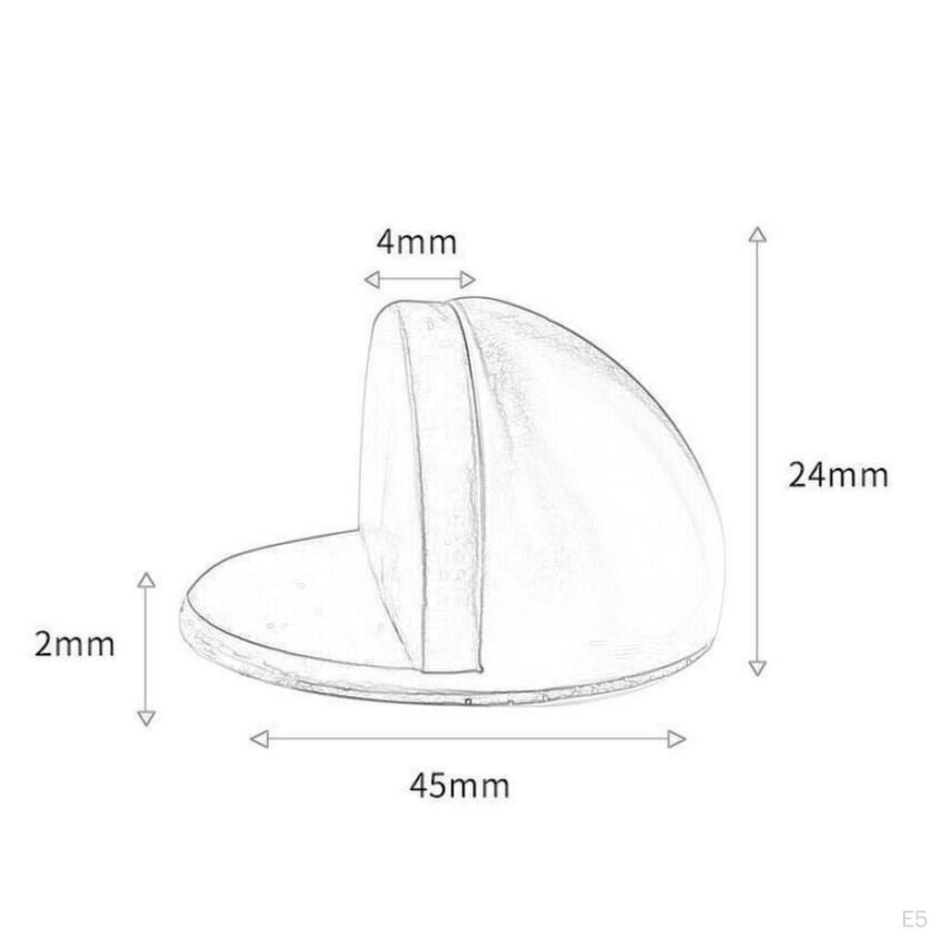 Dispositivo di blocco del fermaporta. Fermo montato leggero e antiscivolo per la sala da pranzo della casa
