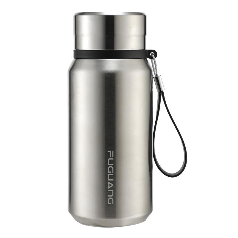 Fuguang 316 Stainless Steel Large Capacity Dual-Lid Insulated Thermos Mug