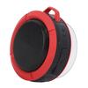 Suction Cup Bluetooth Speaker 3.7v 500mah IP65 Waterproof Portable Wireless Speaker for Bathroom Outdoor Red