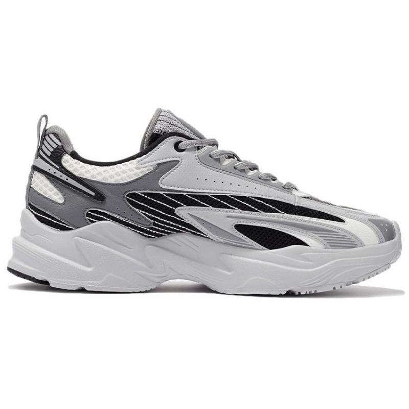 Li-Ning Meteor Men Low Top Sports Casual Shoes Black Gray ARLS007-2