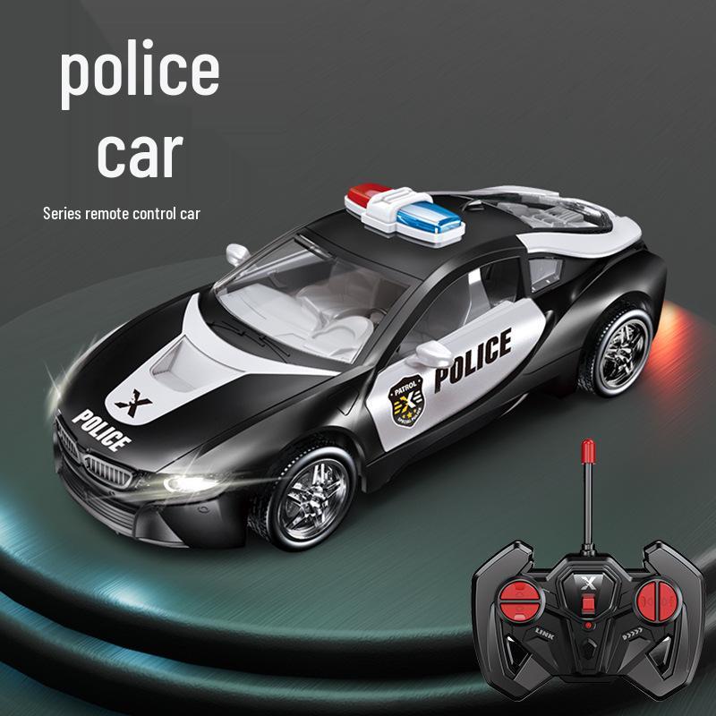 

1:22 i8 Гоночная машина на радиоуправлении с зарядной станцией, Четырехстороннее управление, Игрушечная полицейская спортивная машина для возраста 6-12 лет. Triple Battery