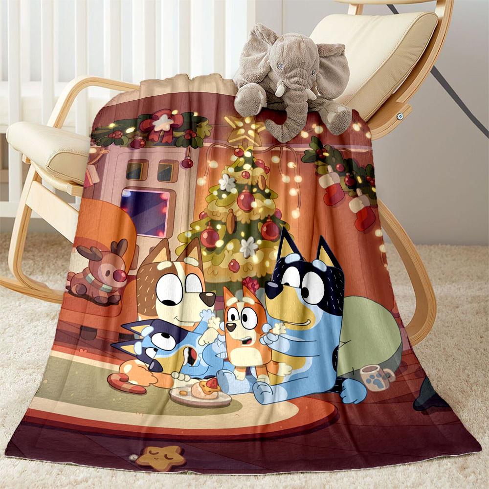 Bluey Bingo's Adventure Blanket Comfortable Great for Office Bedding Livingroom for All Occasions Stylish Decor Ideal Gift For Birthday Valentine'S Da