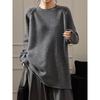 2026 Autumn Winter New Women Sweater Pullover Knitting Fashion Lady Tops Long Sleeve Shirt Loose Casual Solid