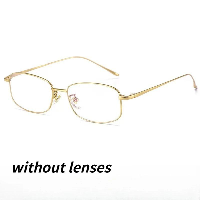 Fashionable Retro Artistic High-End Gold Wire Frame Glasses Elegant And Lightweight For Ladies Can Be Paired With Myopia Glasses