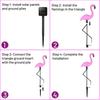 1/3PCS Flamingo Solar Light IP65 Waterproof LED Stake Light Landscape Ground Lamp for Outdoor Pathway Xmas Garden Decor