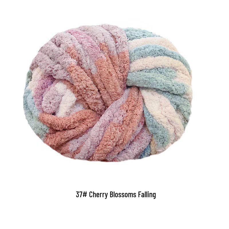 Winter DIY Super Dicke Isländische Wolle Handgewebter Schal & Mütze Garn