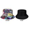 Quick Drying Sun Hat Retro Graffiti 80s 90s Fisherman Hat Fashion Reversible Bucket Hat  Unisex