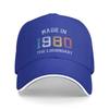 Personalized Made In 1980 Baseball Cap Hip Hop Adjustable The Legendary Are Born In 1980 42th Birthday Gift Dad Hat Autumn