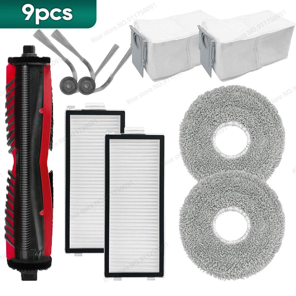 Compatible for Roborock Saros Z70 Accessories Dust Bag Mop Cloth Hepa Filter Spare Parts