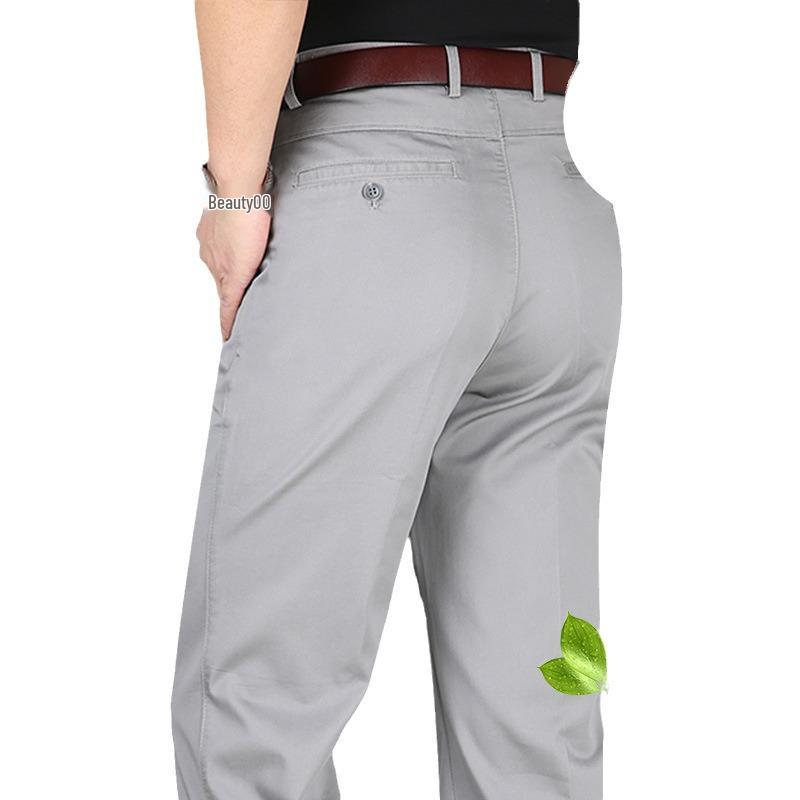 Perky Kangaroo 2023 Herren Eisseide Baumwolle Stretch Freizeit Hose für Mittelalte und Ältere