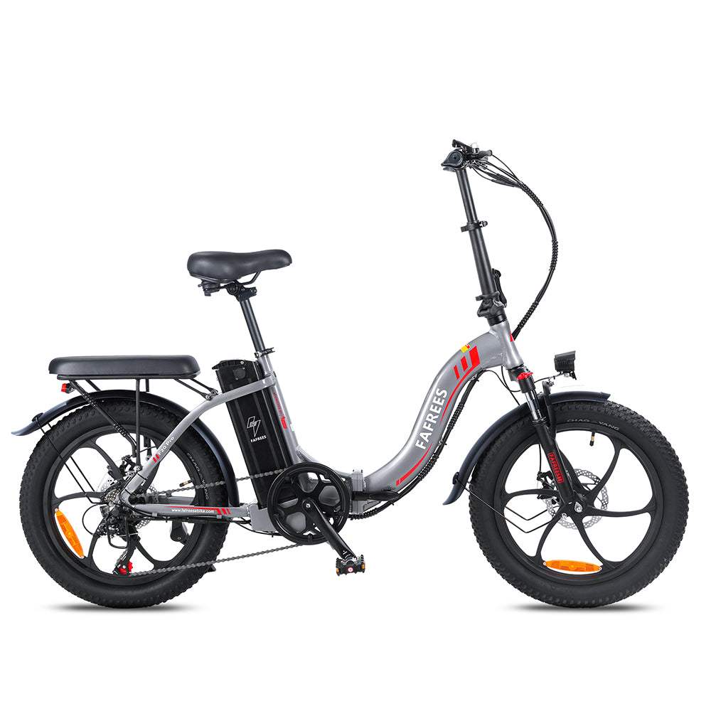 Fafrees F20 Falt-E-Bike, 250W, 36V 16Ah, Shimano 7-Gang, 20"-Reifen, LCD-Display, IP54, Leichtes E-Bike für Stadt & Pendler