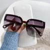New Fashion Sunglasses Luxury  Designer Women Outdoor Retro Square Big Frame Sunglasses Eyewear UV400 Glasses