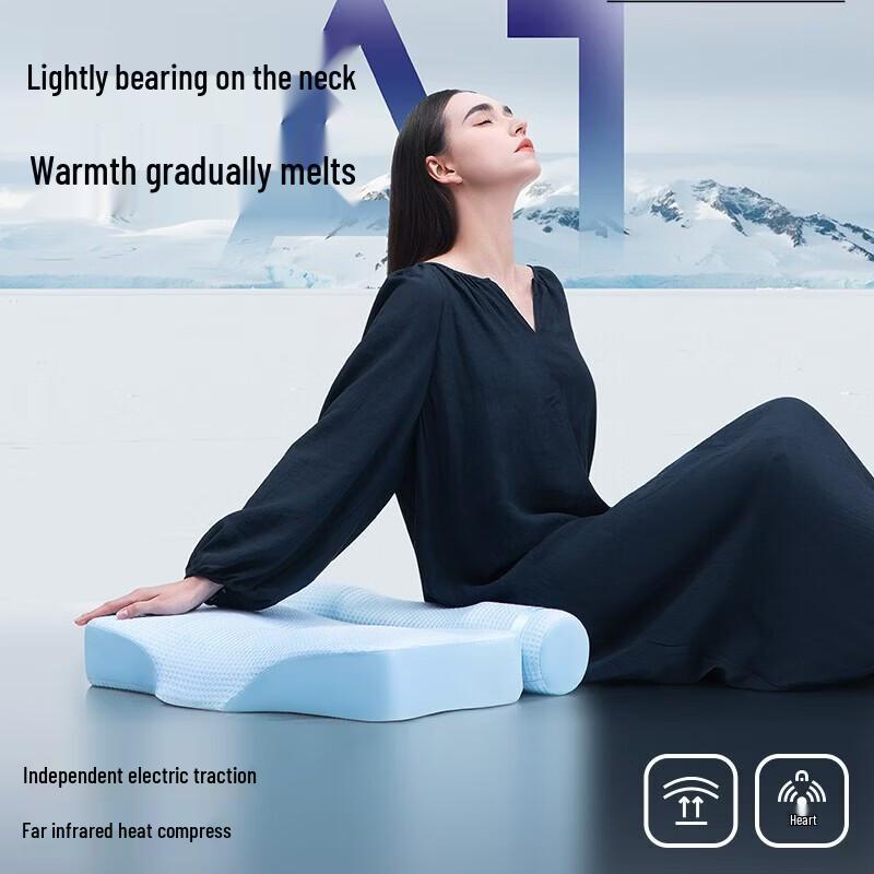 CLORIS A1 Smart Cervical Traction Pillow with Massage & Heat CN Plug (adapter Included)