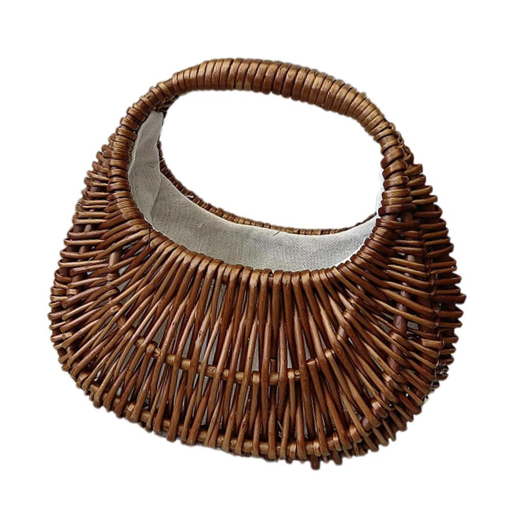 Elegant Woven Tote Bag for Sophisticated Spring Occasions