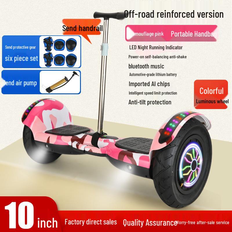 7-Inch Children's & Adults' Bluetooth Balance Scooter - Fast Electric Two-Wheeler