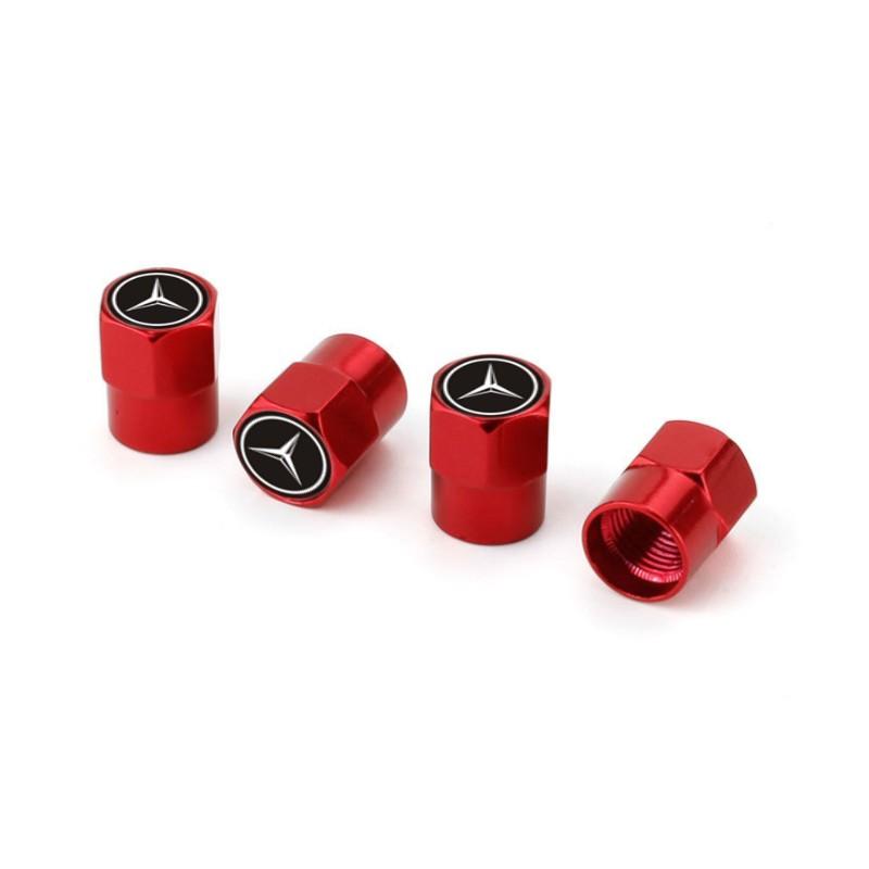 Car Tire Valve caps Emblem metal Cap Case For Mercedes Benz B/C/E/S Class A Class C200L GLC GLE CLA accessories Car Styling OP7