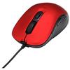 Sanwa Supply Wired USB Mouse Blue LED 5 Button Symmetrical Medium Size Red MA-BL114R