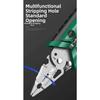 22in1 Stainless Steel Wire Stripping Pliers with Ergonomic Handle Multi Functional Electrical Tool for Crimping and Winding