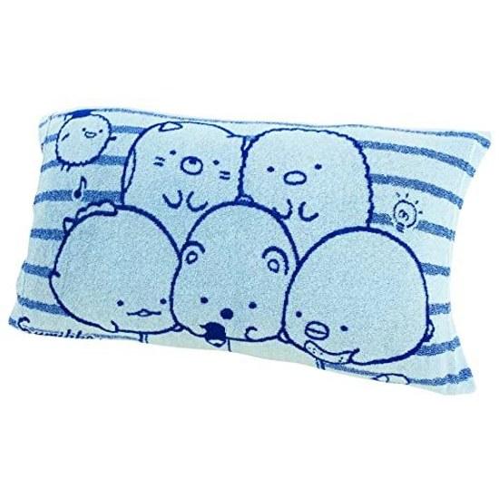 MORIPiLO Sumikko Gurashi Pillow Cover Towel Fabric Lizard (Soft Comfortable Stretchable Pillowcase) 43x63 35x50cm Usable Parents Children Unisex Cute