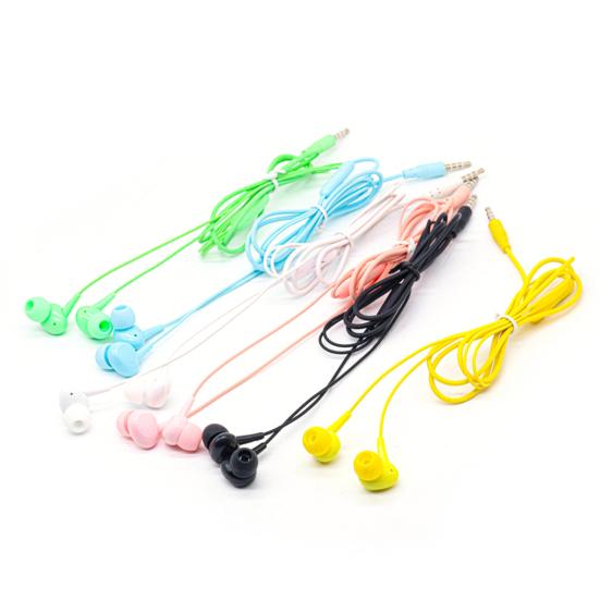 L202 Wired Earphone Universal Heavy Bass Dual Drive 3.5mm In-ear Sport Stereo Earbuds with Mic for Mobile Phone
