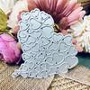 Liebesherzen Metall Stanzschablonen Schablone für DIY Scrapbooking Fotoalbum Prägepapier Karten Basteln Stanzteile