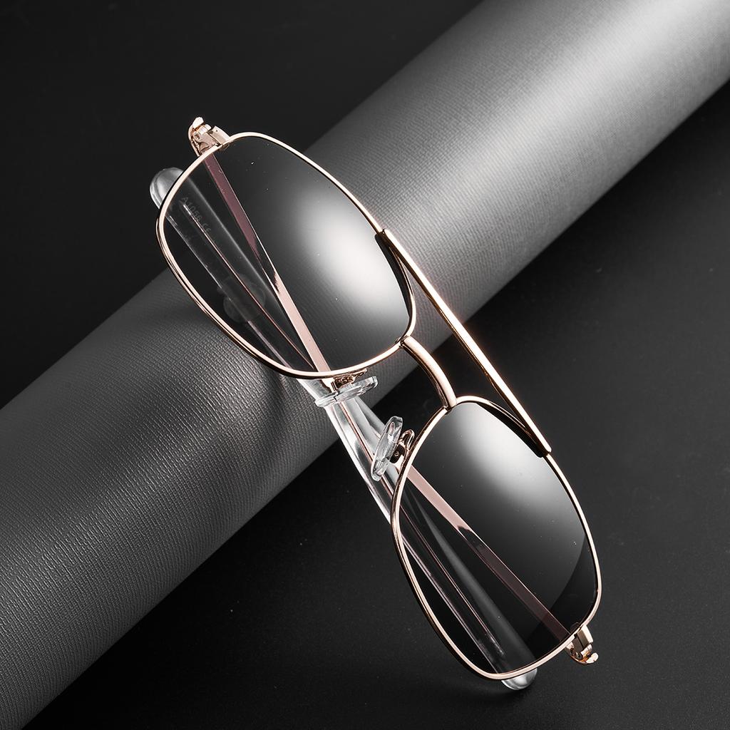 Ruiao classics men and women aviator sunglasses double bridge metal glasses for driving and fishing