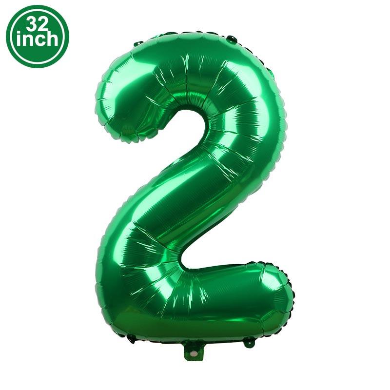 Multi Color Large Numbers 1 Balloon 32Inch 1 2 3 4 5 6 7 8 9 Birthday Ball Red Digit Bachelorette Balloons Figure Golob Balloons
