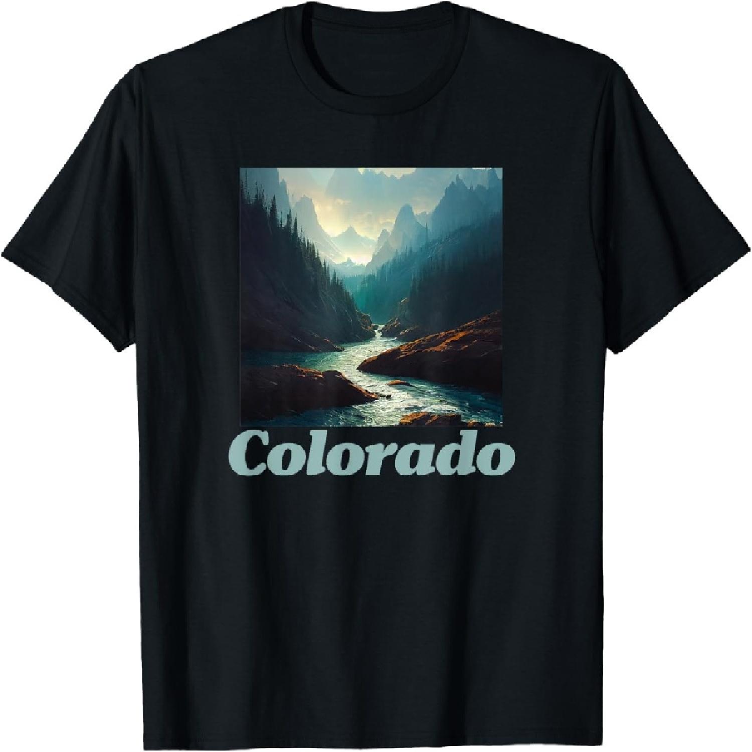 Подарки Колорадо от MCMA Колорадо Горная и Природная Графическая Футболка S