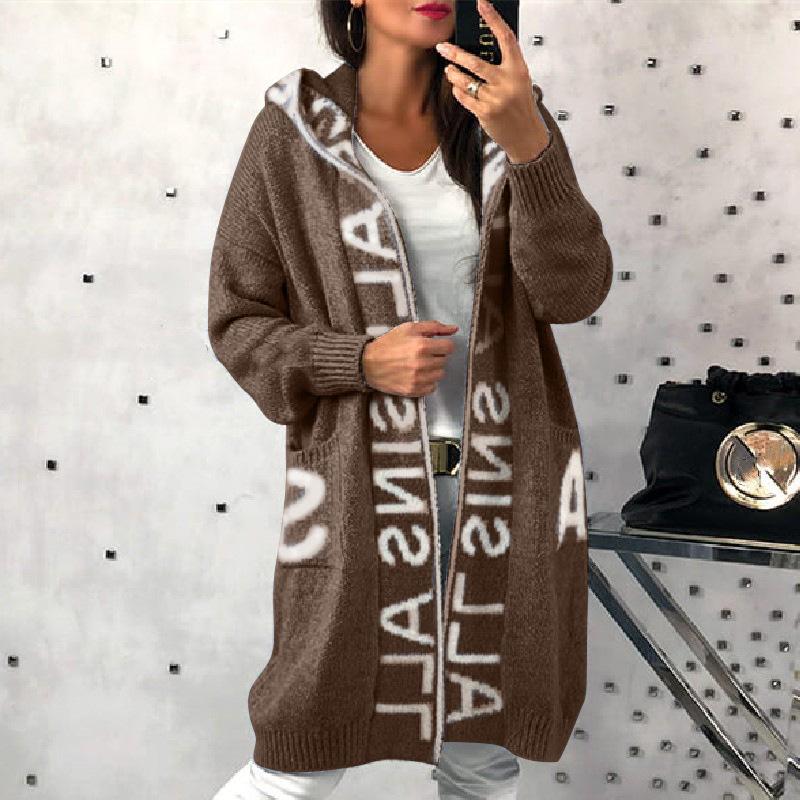 YYFS Women's Fashion Casual Fall Winter Long Sleeve Hooded Sweaters