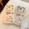 Cartoon Meow iPhone 17 Pro Max Heart Case, Fits 13/15/16 Pro
