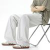 American retro scimitar pants summer new cool casual pants loose ruffian handsome wide-leg pants cleanfit pants