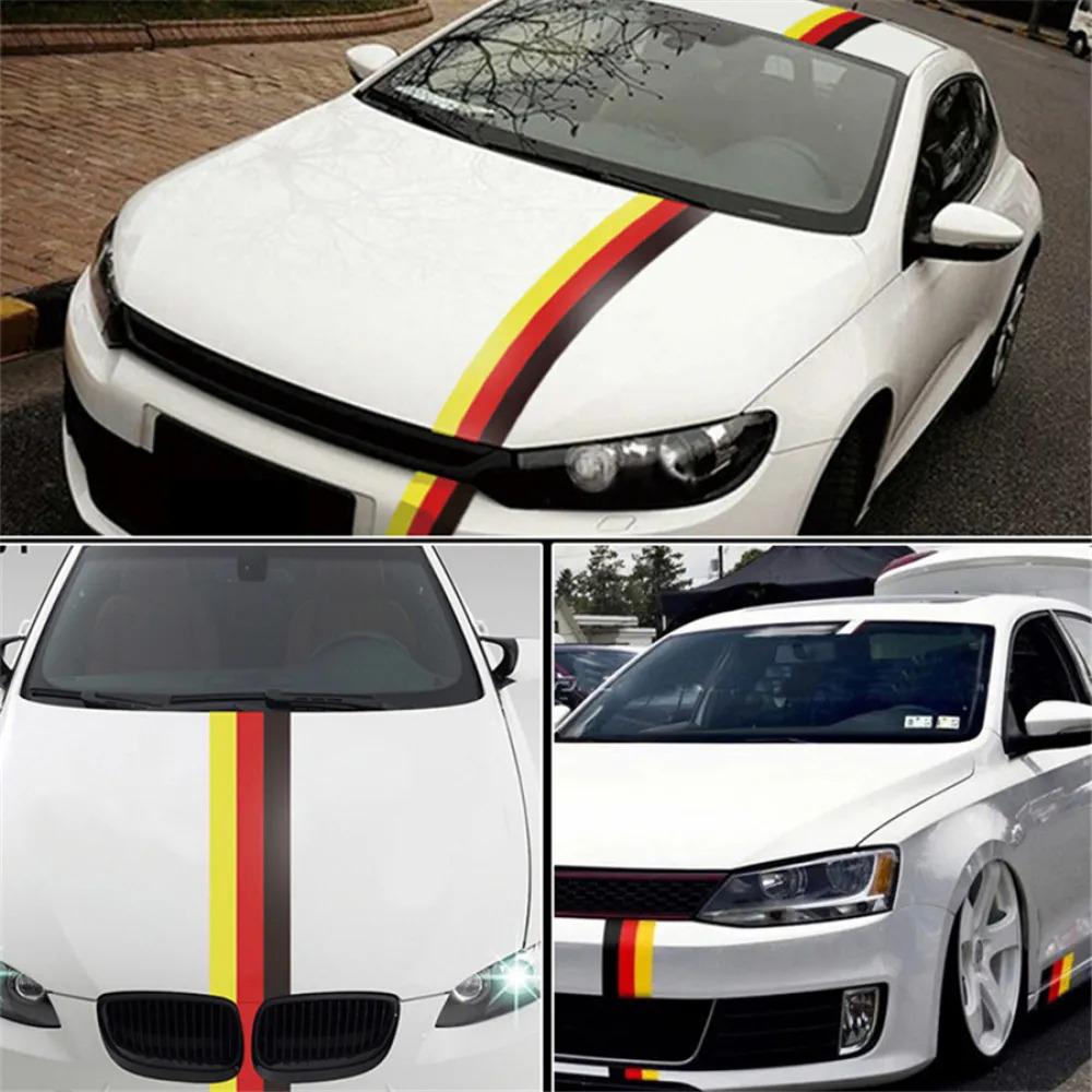 15M 15Cm Pesonalized Car Sticker Germany  National Flag Sticker Body Vinyl Decal Car Styling Stickers