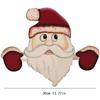 Christmas Decoration Fence Peeping Art Decoration Garden Decoration Courtyard Wall Sign
