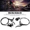 Hydraulic Brake Set High Density Sensitive Wear Resistant Mountain Bike Disc Brake Kit for Replacement