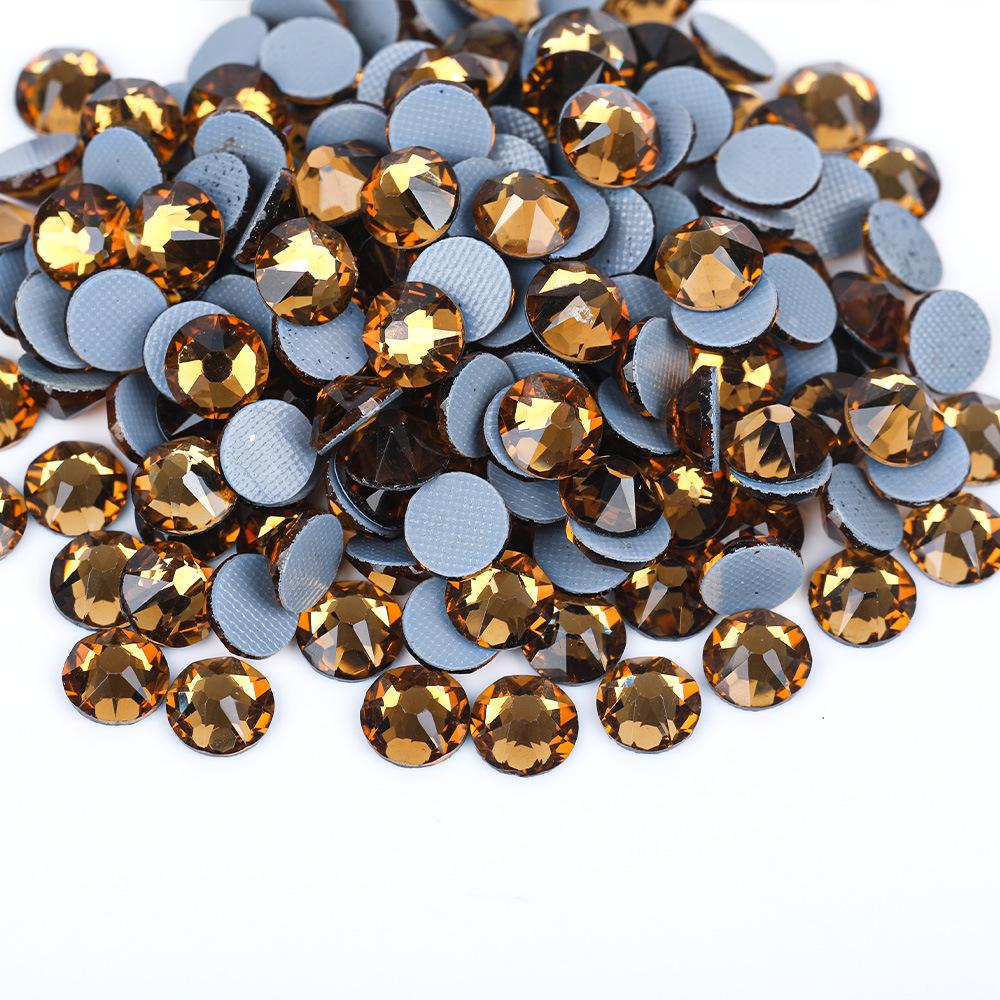 2088 16Cut Austrian Rhinestones Diamond Nail Art 3D DIY Mobile Phone Case ABS Hot-Fix Rubber Bottom Flats Glass Jewelry Shoes